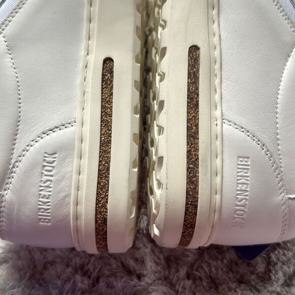 Birkenstock Oswego Slip-on White Leather Shoe Size EU 39 Regular Fit - Picture 9 of 12